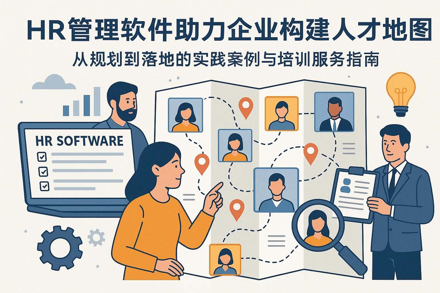 HR管理软件助力企业构建人才地图:从规划到落地的实践案例与培训服务指南