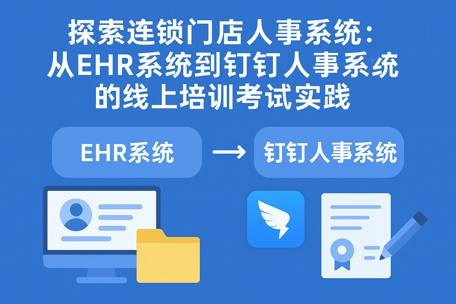 探索连锁门店人事系统:从EHR系统到钉钉人事系统的线上培训考试实践