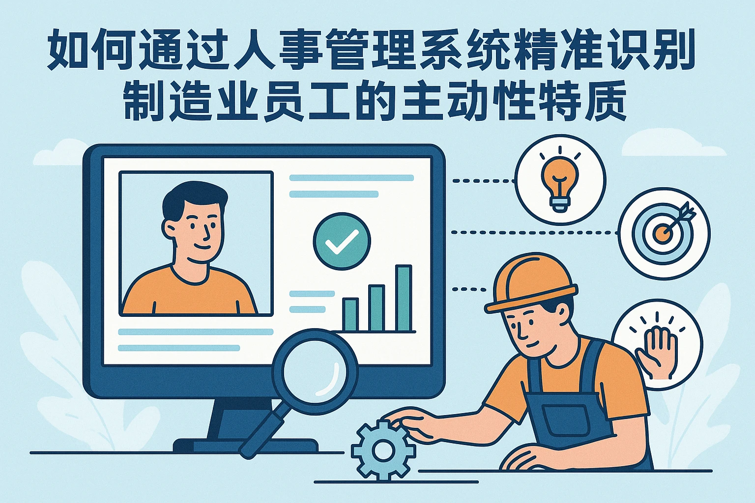 如何通过人事管理系统精准识别制造业员工的主动性特质