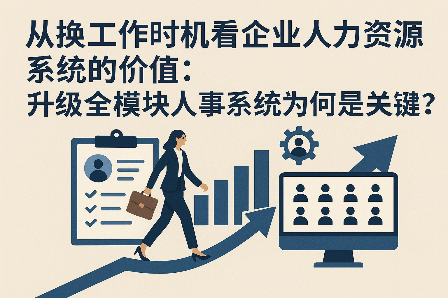 从换工作时机看企业人力资源系统的价值:升级全模块人事系统为何是关键?