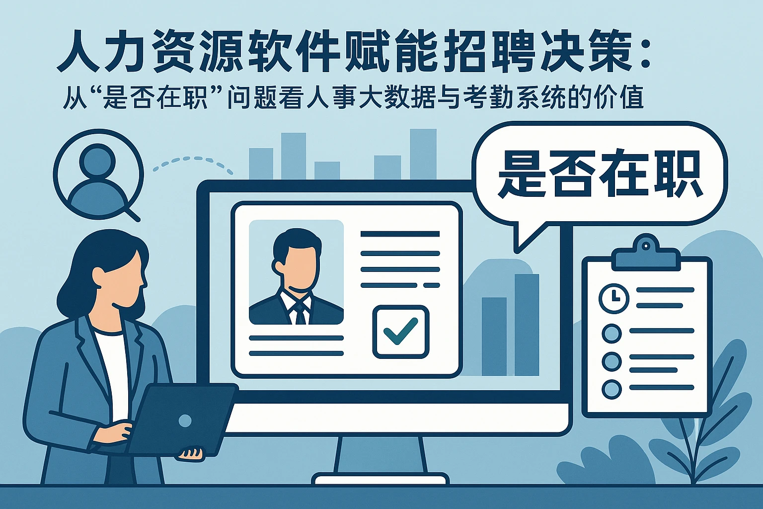 人力资源软件赋能招聘决策:从“是否在职”问题看人事大数据与考勤系统的价值