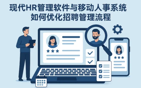 现代HR管理软件与移动人事系统如何优化招聘管理流程