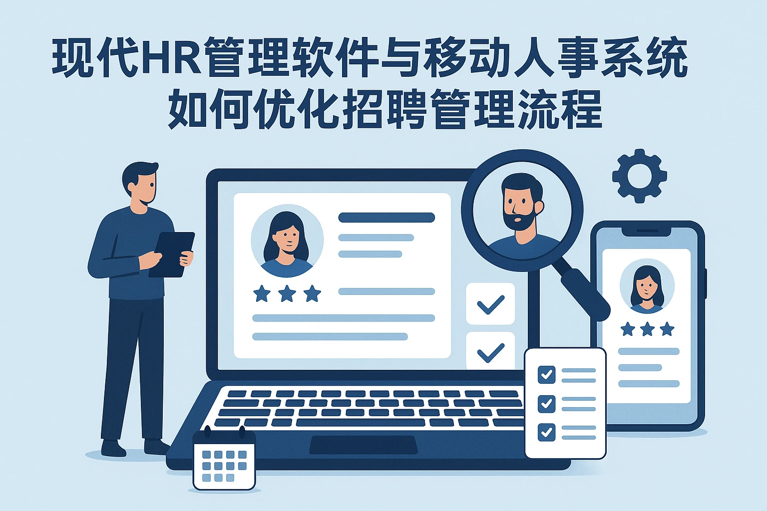 现代HR管理软件与移动人事系统如何优化招聘管理流程