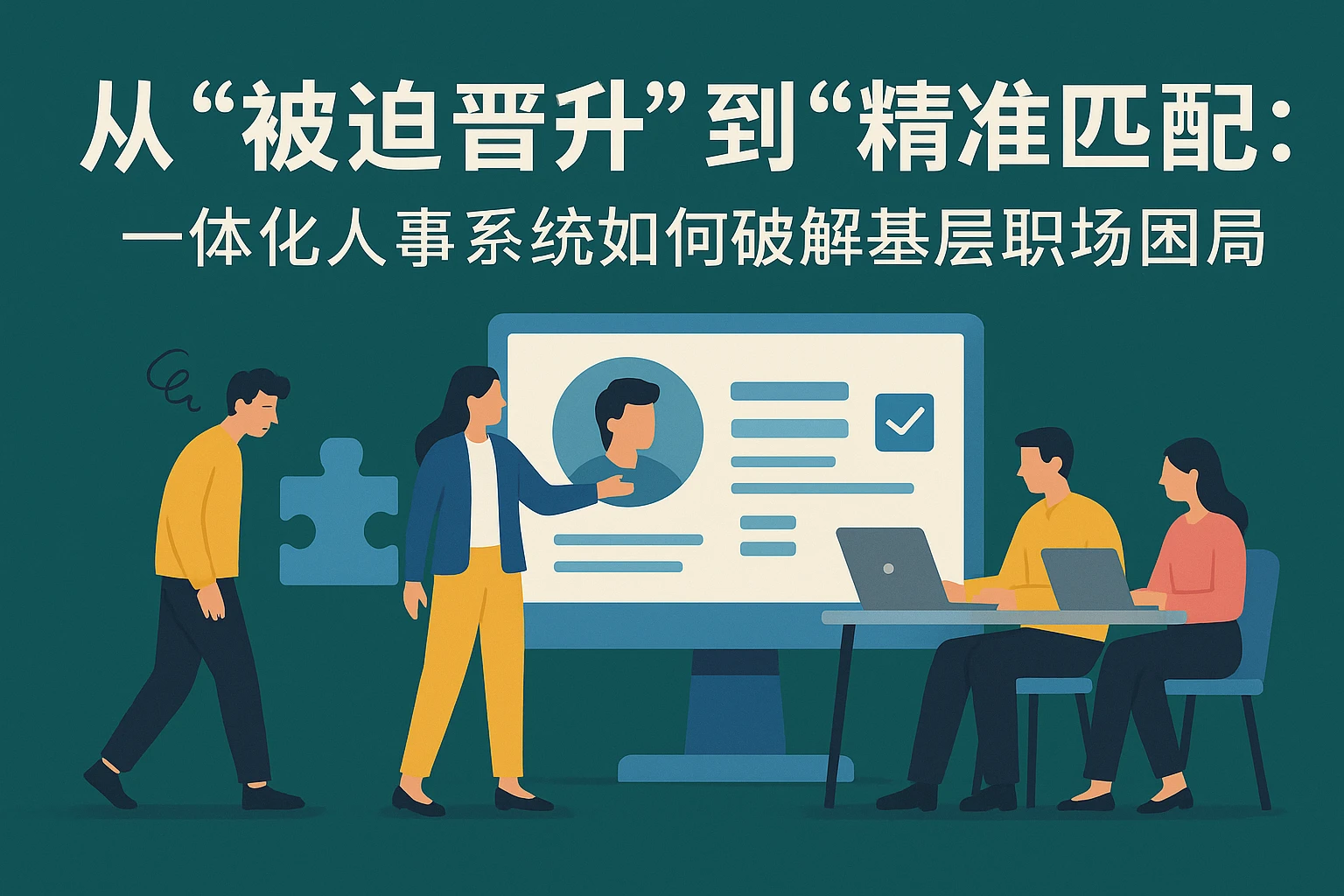 从“被迫晋升”到“精准匹配”：一体化人事系统如何破解基层职场困局