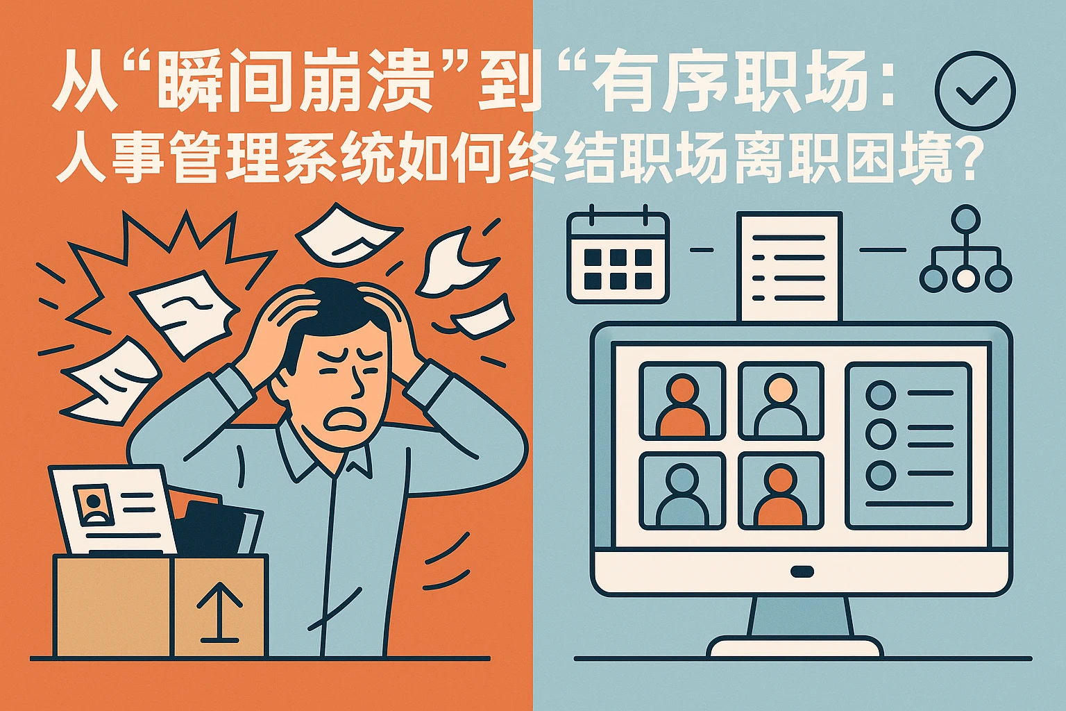 从“瞬间崩溃”到“有序职场”：人事管理系统如何终结职场离职困境？