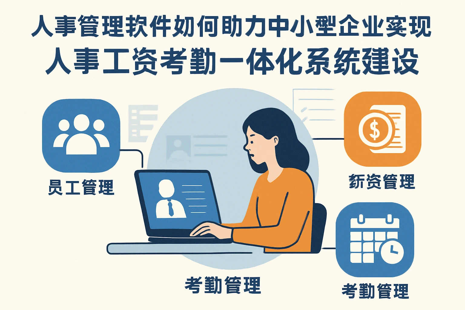 人事管理软件如何助力中小型企业实现人事工资考勤一体化系统建设