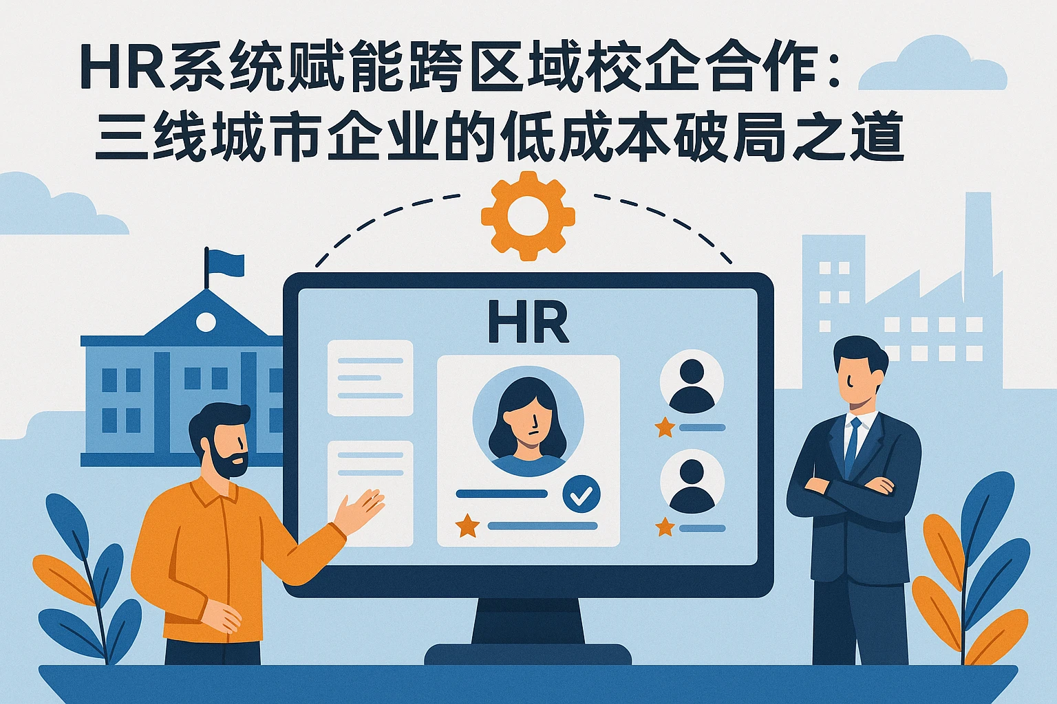 HR系统赋能跨区域校企合作：三线城市企业的低成本破局之道