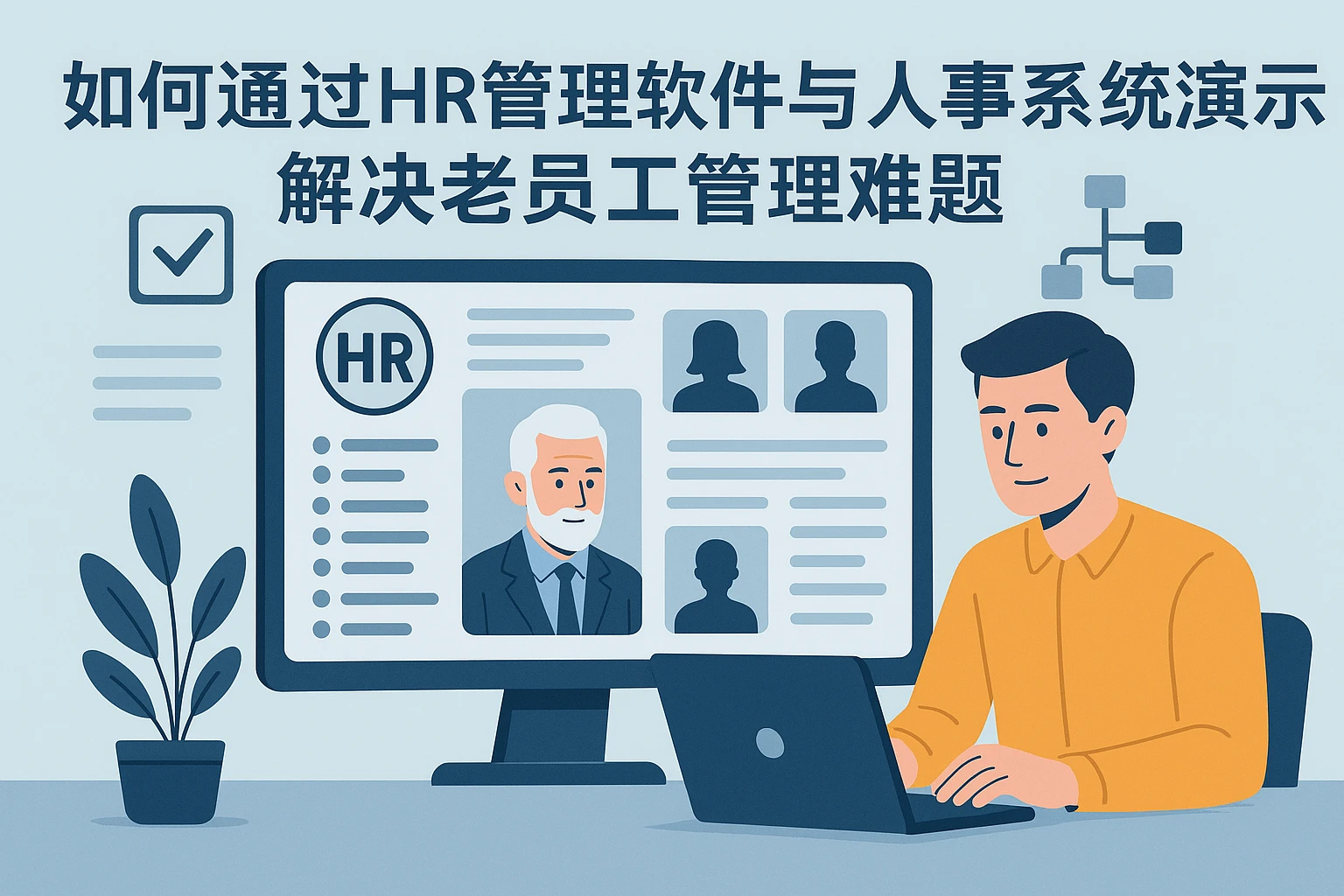如何通过HR管理软件与人事系统演示解决老员工管理难题