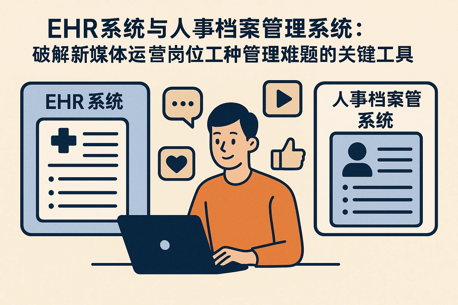 EHR系统与人事档案管理系统：破解新媒体运营岗位工种管理难题的关键工具