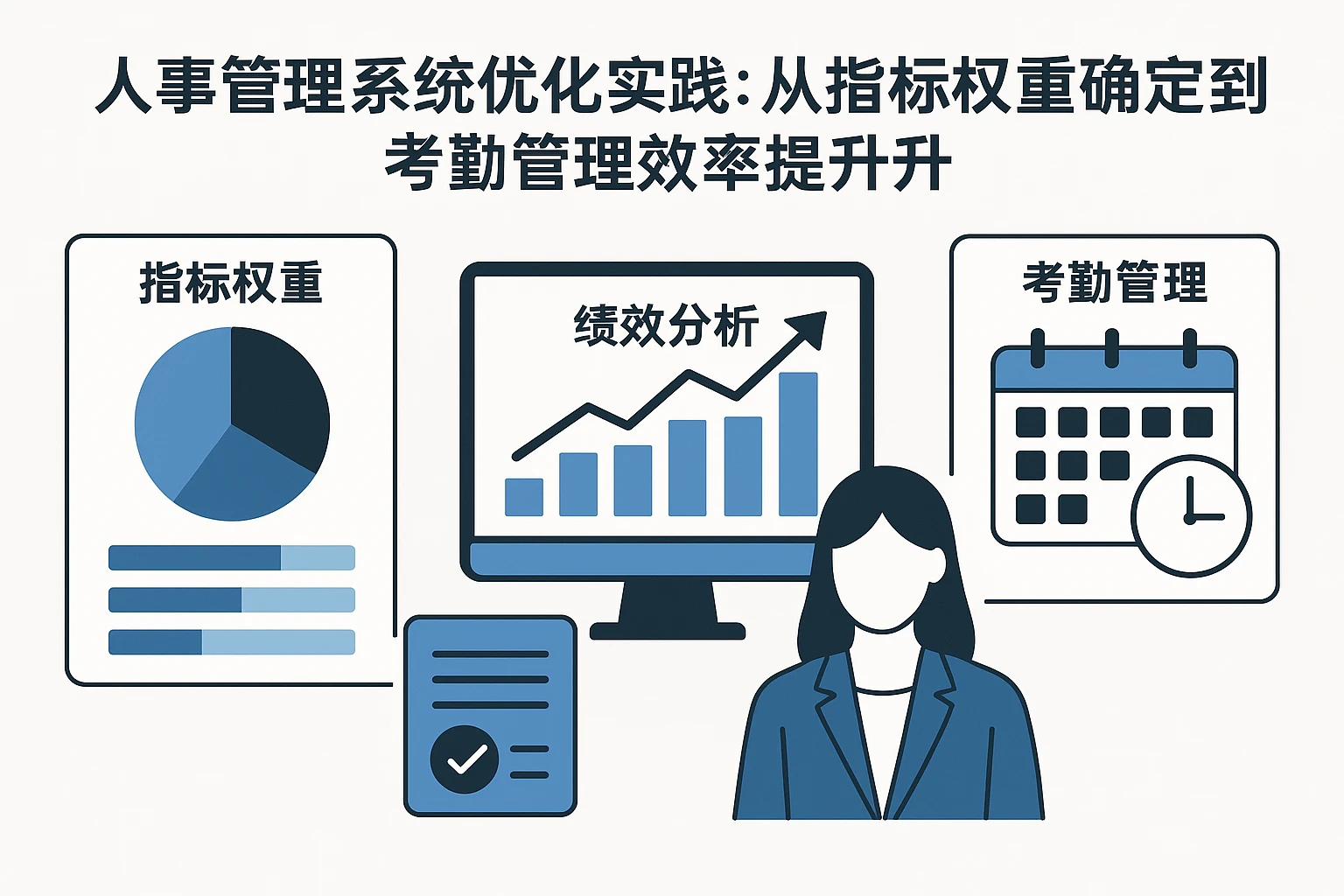 人事管理系统优化实践：从指标权重确定到考勤管理效率提升
