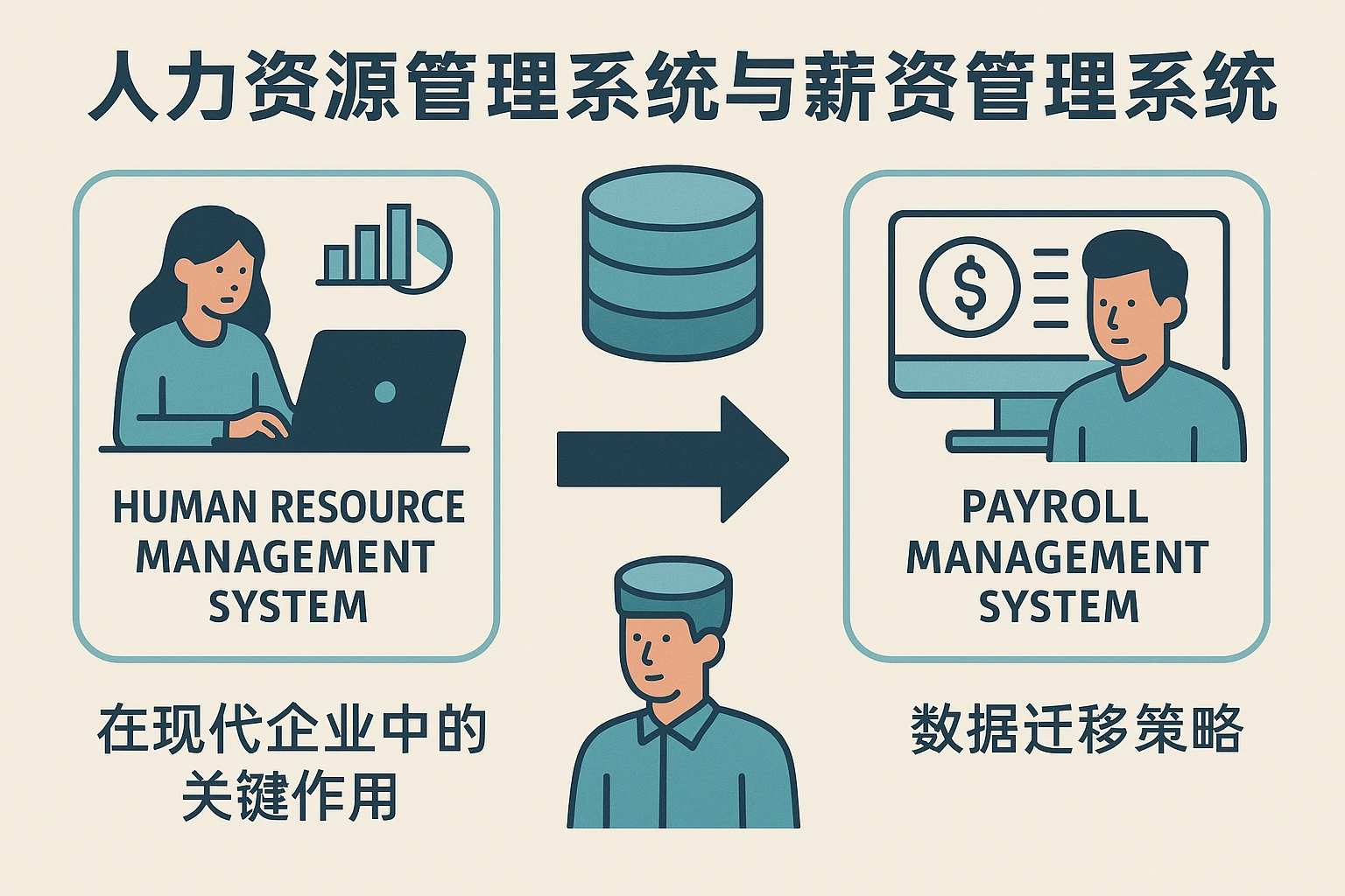 人力资源管理系统与薪资管理系统在现代企业中的关键作用及数据迁移策略