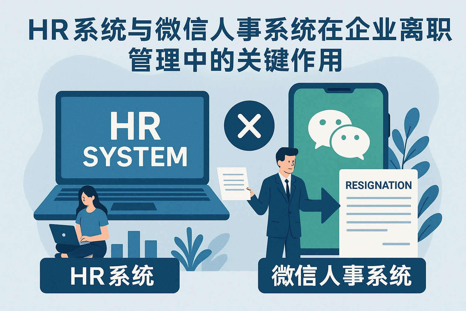 HR系统与微信人事系统在企业离职管理中的关键作用