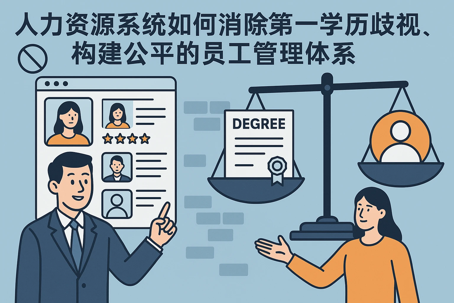 人力资源系统如何消除第一学历歧视，构建公平的员工管理体系