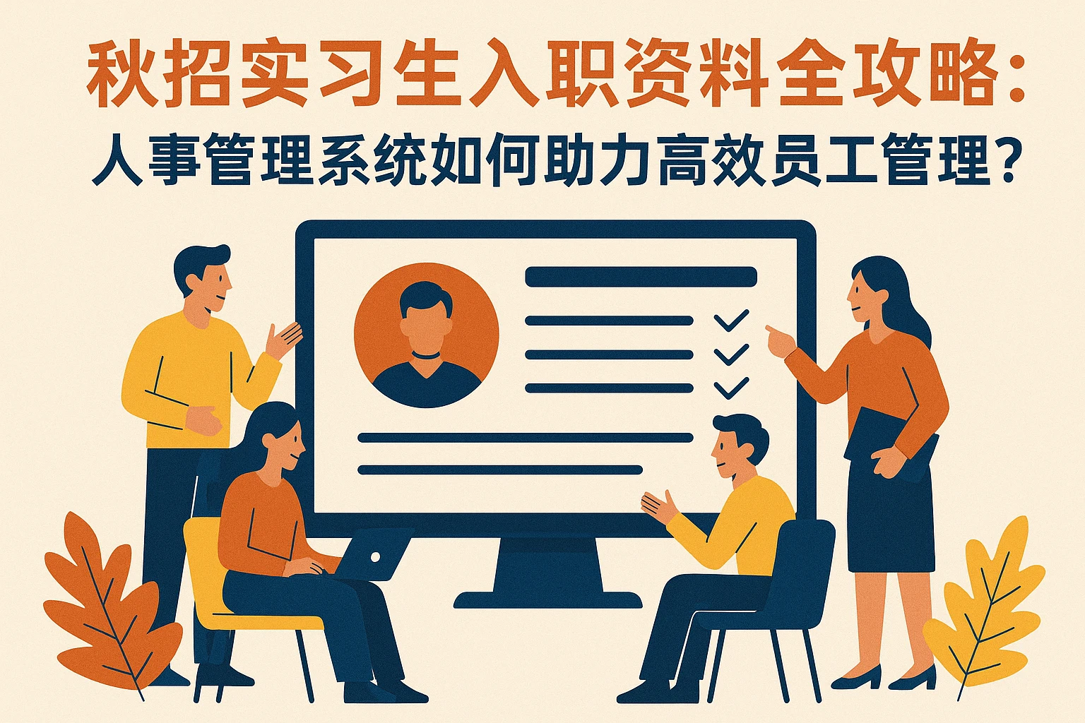 秋招实习生入职资料全攻略：人事管理系统如何助力高效员工管理？