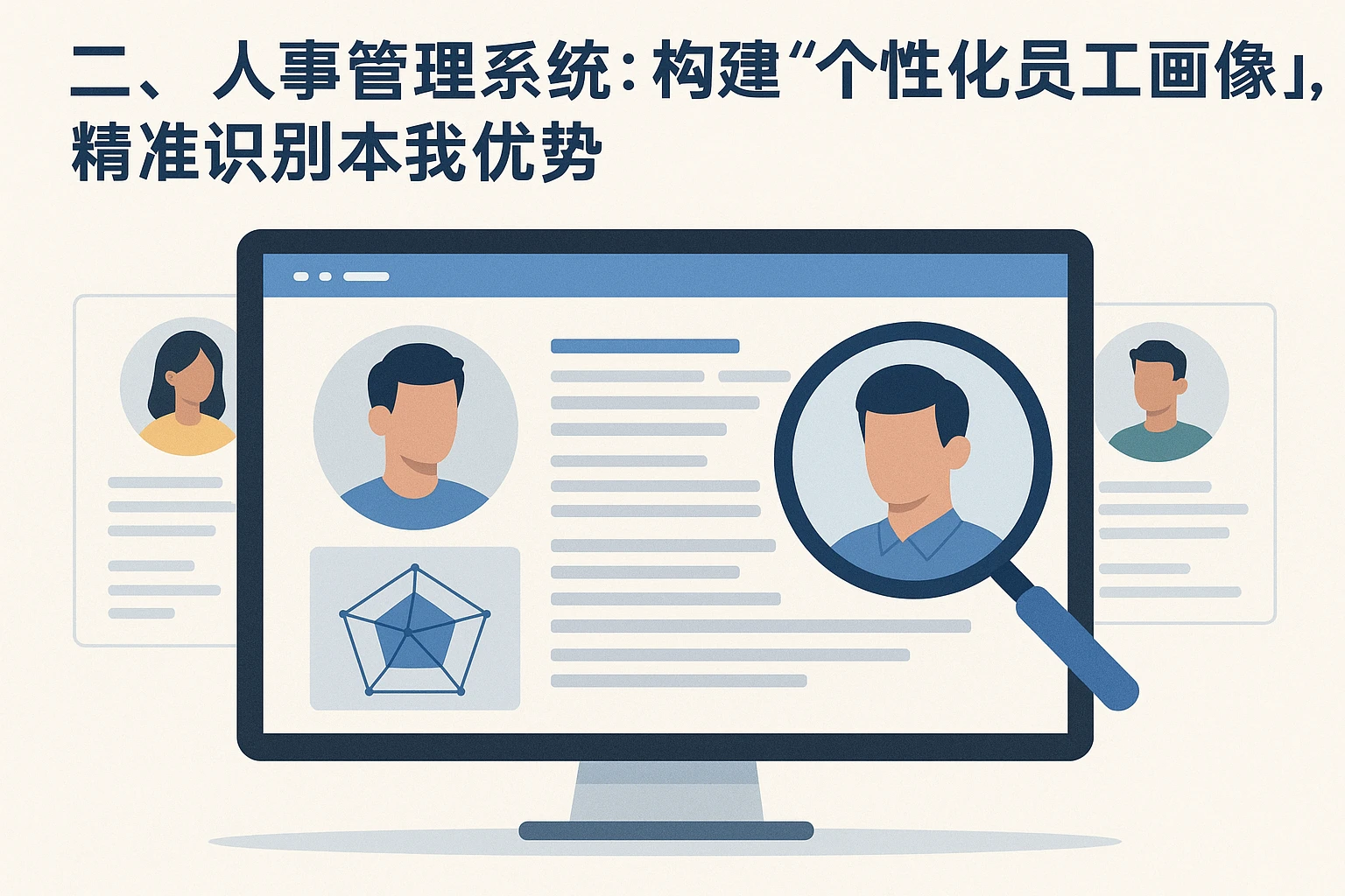 二、人事管理系统:构建“个性化员工画像”,精准识别本我优势