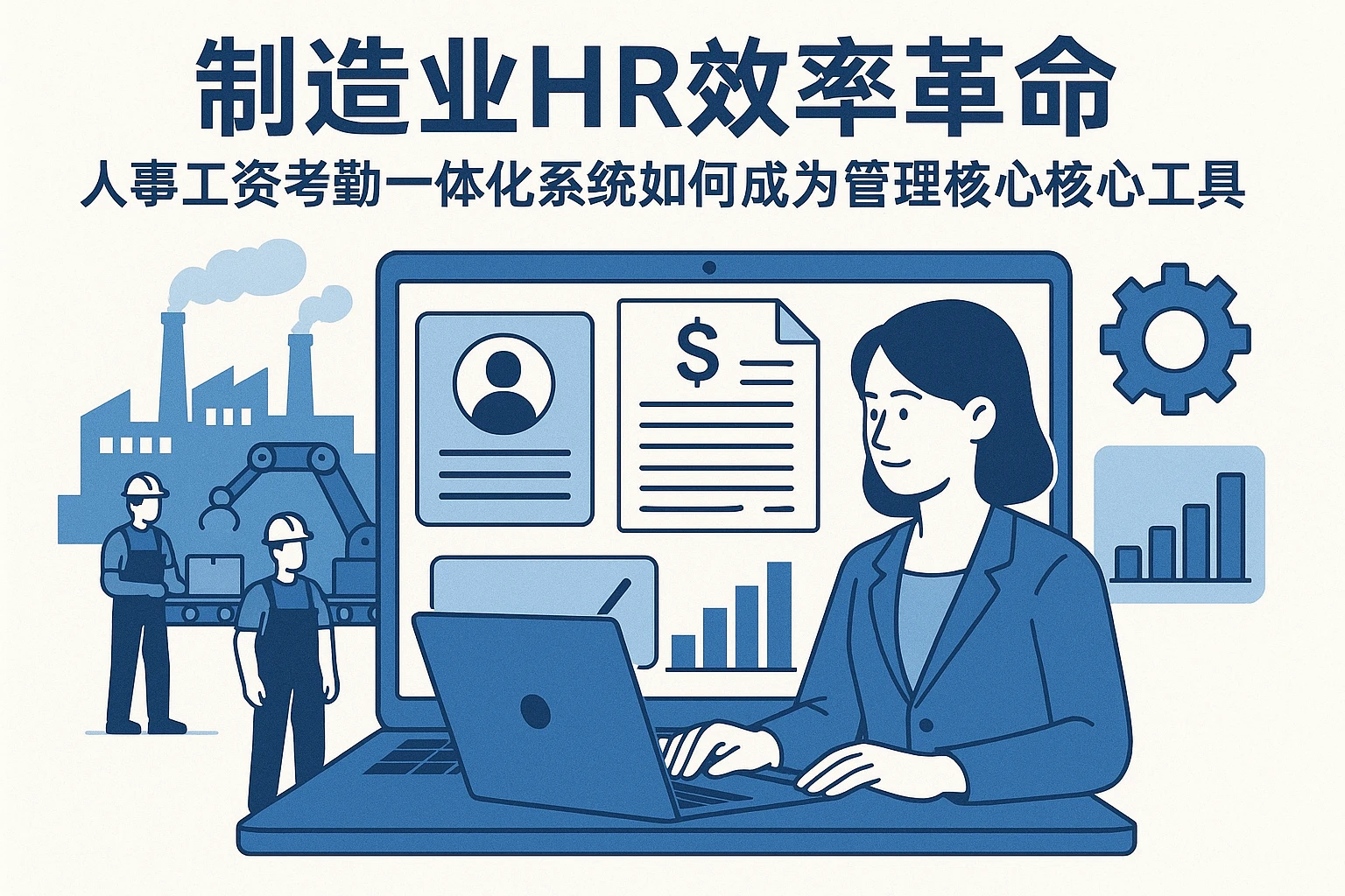 制造业HR效率革命：人事工资考勤一体化系统如何成为管理核心工具