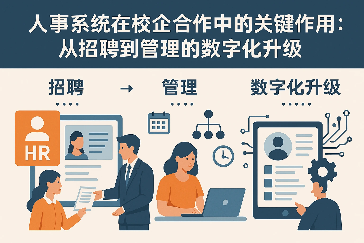 人事系统在校企合作中的关键作用:从招聘到管理的数字化升级