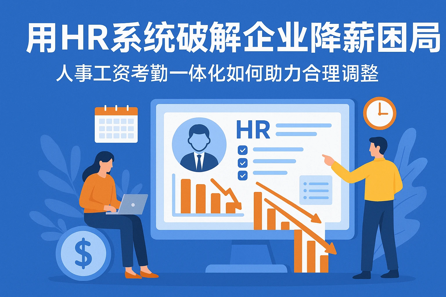 用HR系统破解企业降薪困局：人事工资考勤一体化如何助力合理调整