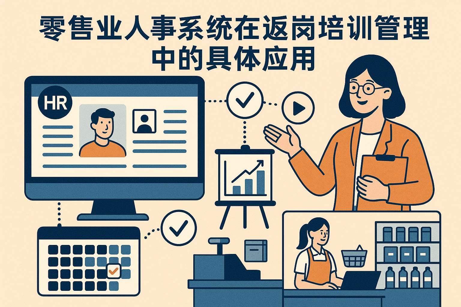 零售业人事系统在返岗培训管理中的具体应用