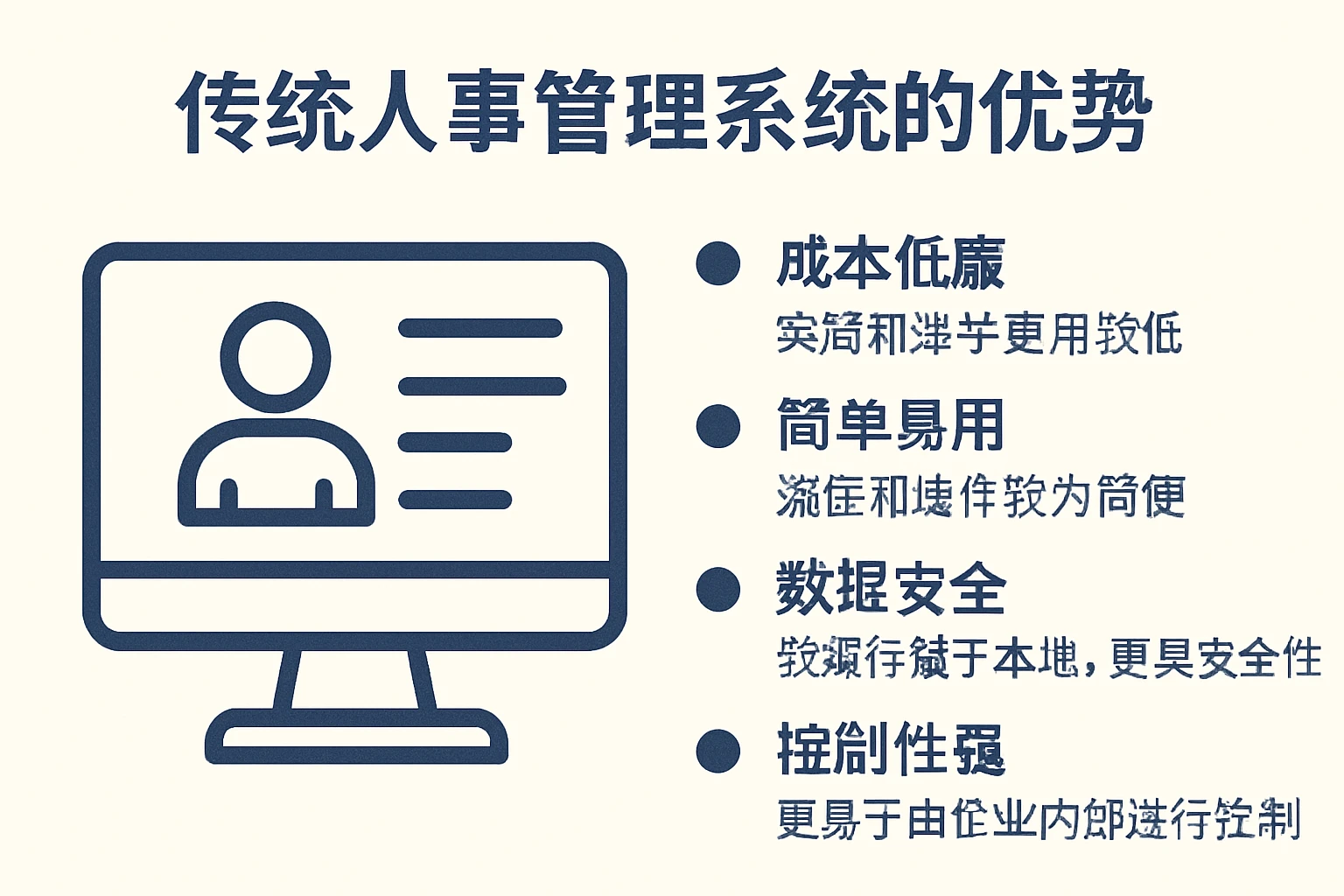 传统人事管理系统的优势