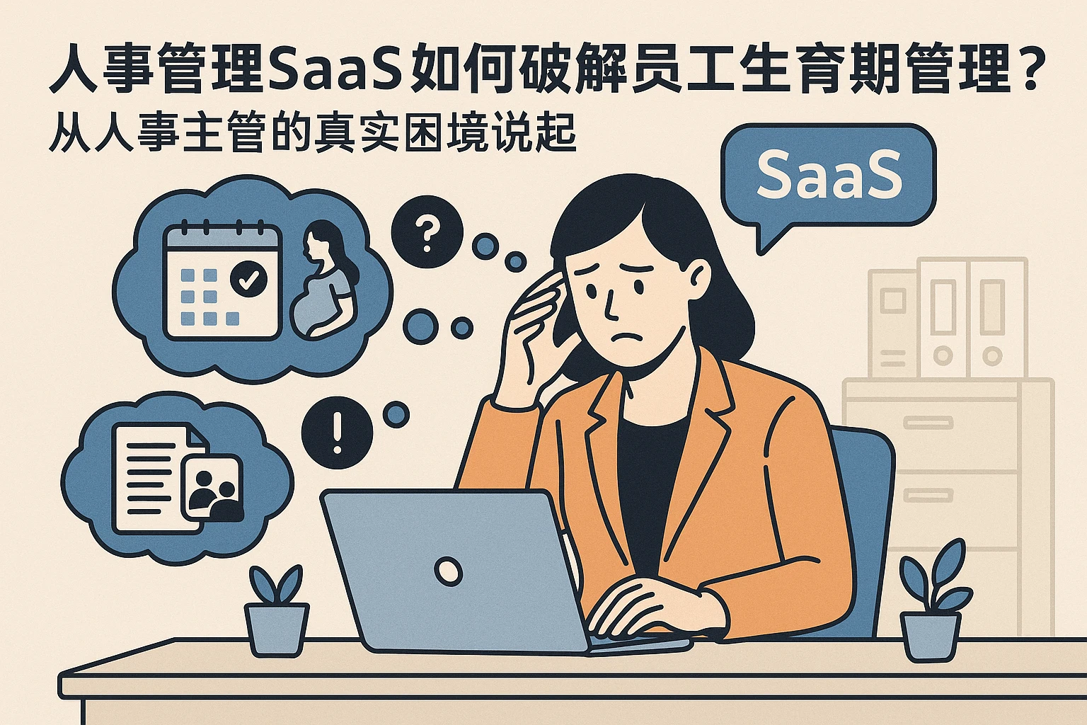 人事管理SaaS如何破解员工生育期管理难题？——从人事主管的真实困境说起