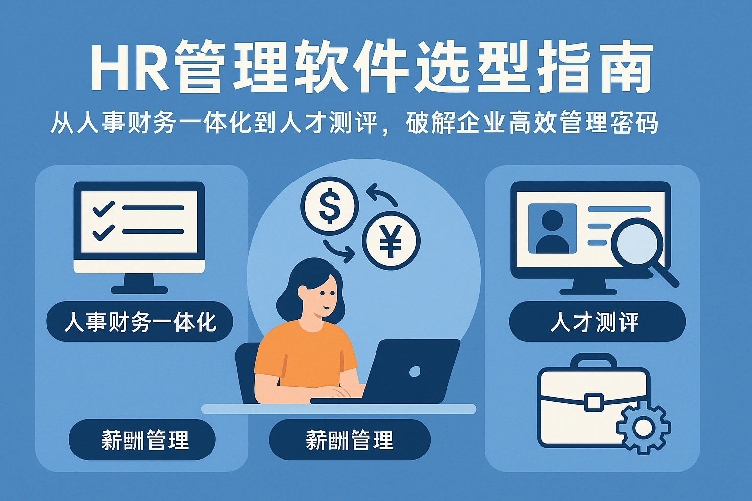 HR管理软件选型指南：从人事财务一体化到人才测评，破解企业高效管理密码