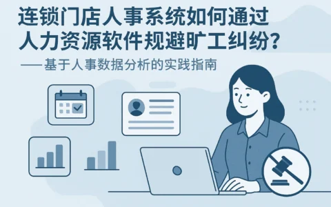 连锁门店人事系统如何通过人力资源软件规避旷工纠纷？——基于人事数据分析的实践指南