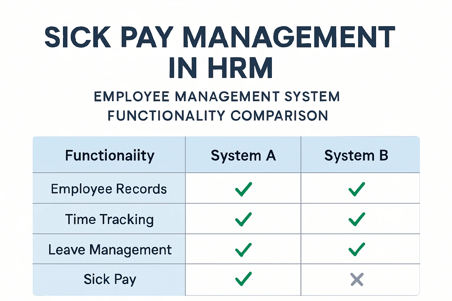人力资源管理系统中的病假薪资管理：员工管理系统功能比较