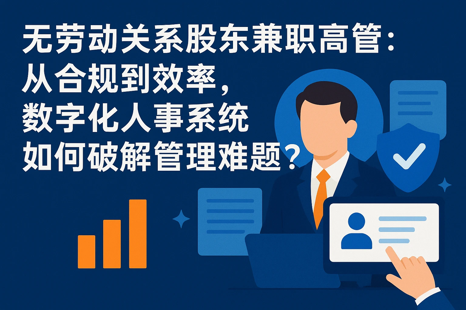 无劳动关系股东兼职高管：从合规到效率，数字化人事系统如何破解管理难题？