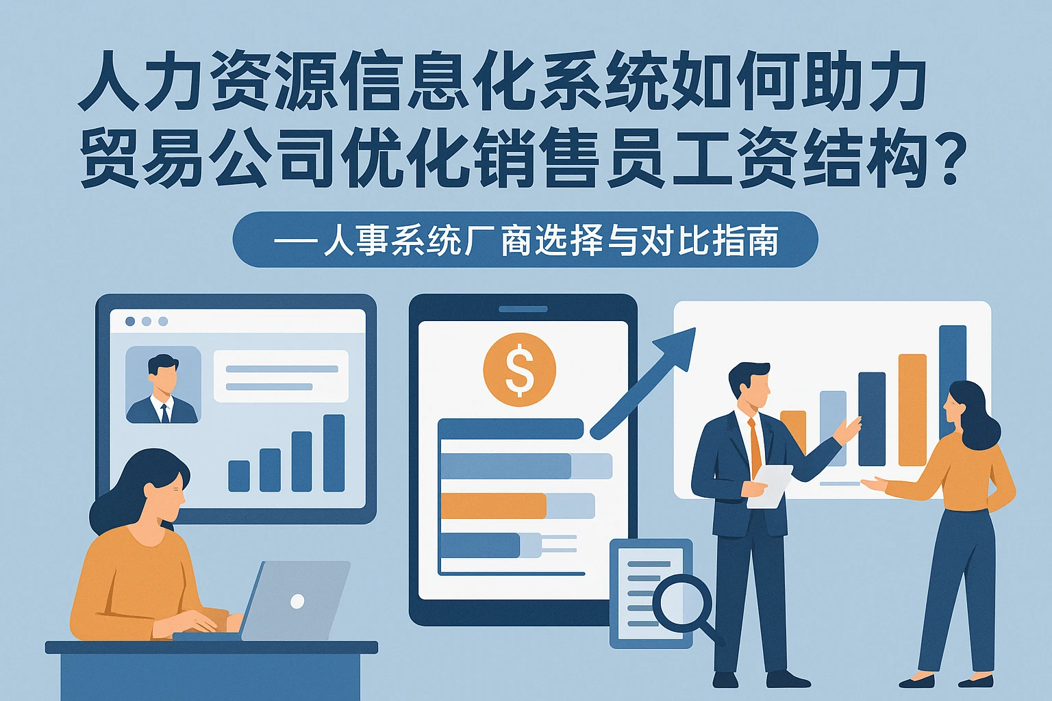 人力资源信息化系统如何助力贸易公司优化销售员工资结构？——人事系统厂商选择与对比指南