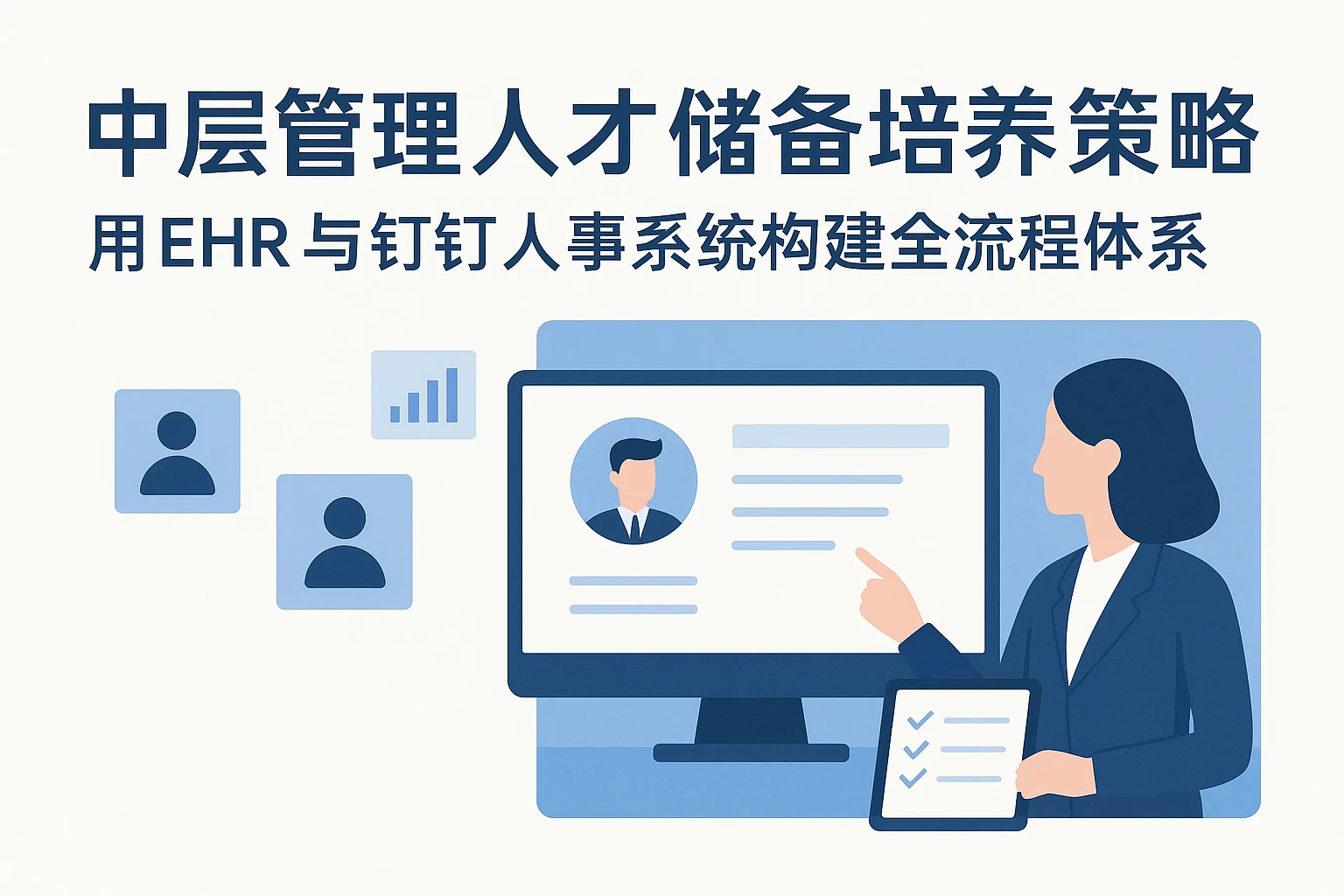 中层管理人才储备培养策略:用EHR与钉钉人事系统构建全流程体系