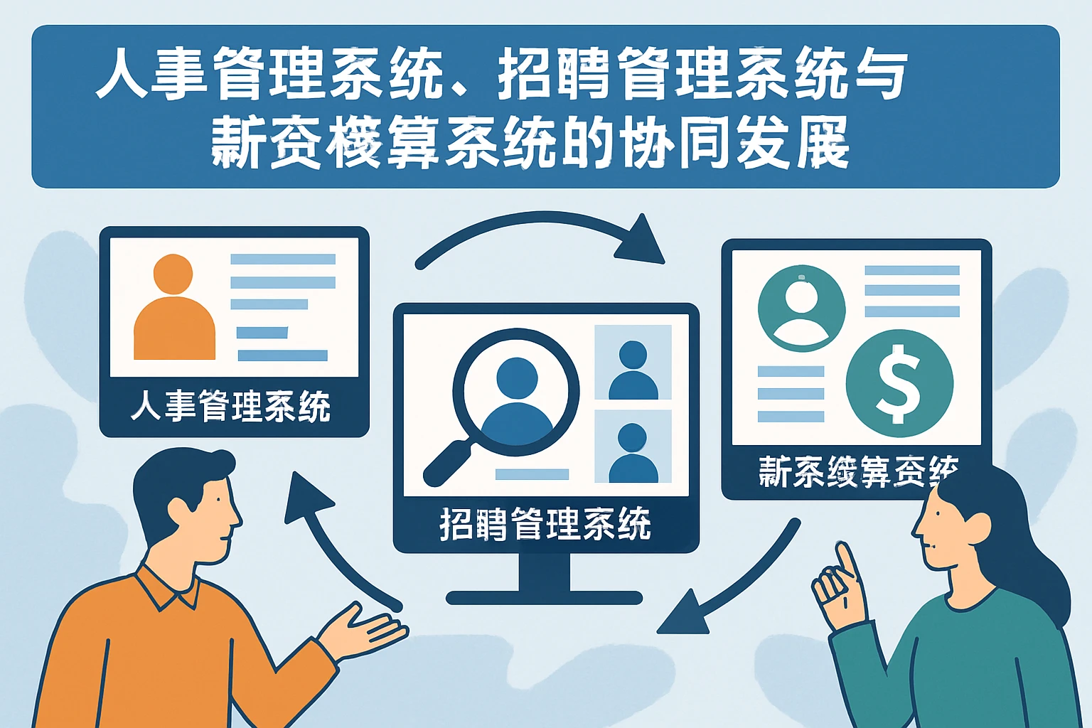 人事管理系统、招聘管理系统与薪资核算系统的协同发展