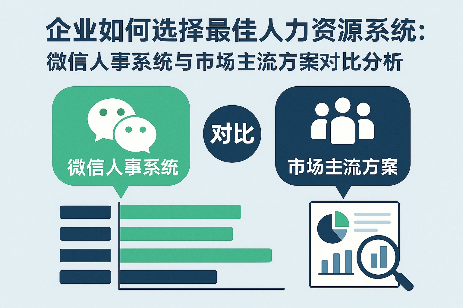 企业如何选择最佳人力资源系统:微信人事系统与市场主流方案对比分析