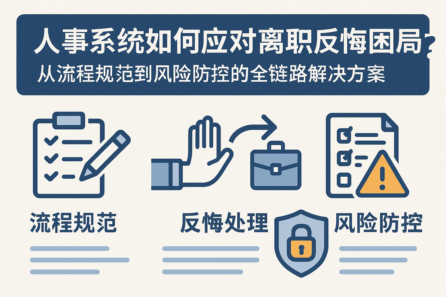 人事系统如何应对离职反悔困局?从流程规范到风险防控的全链路解决方案