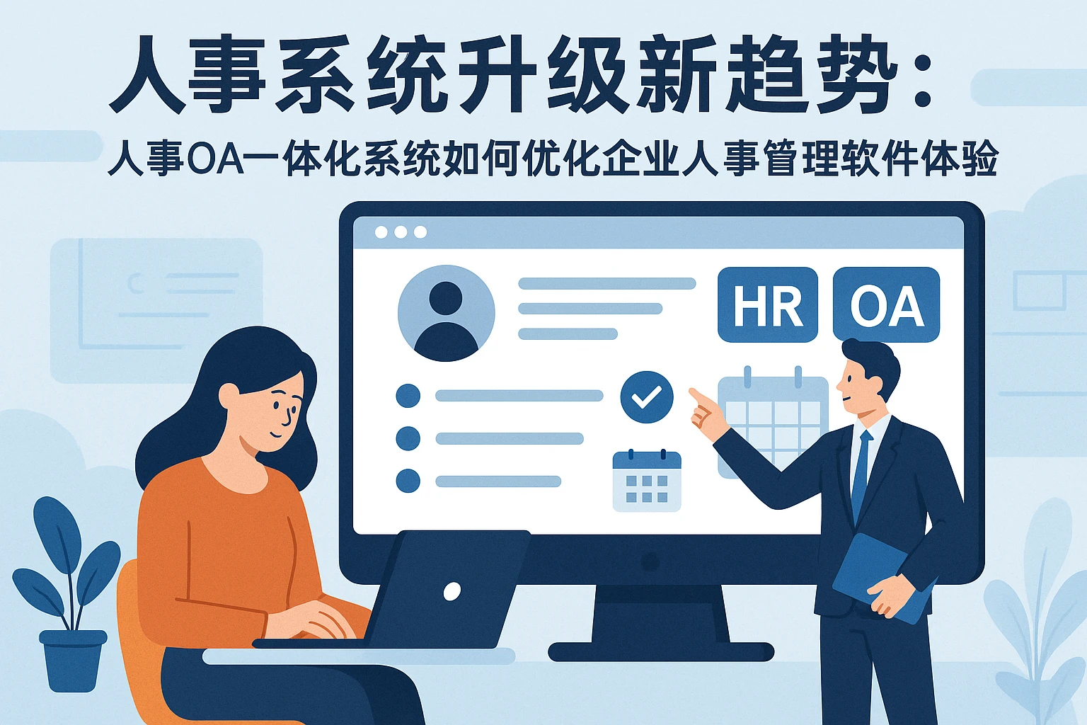人事系统升级新趋势:人事OA一体化系统如何优化企业人事管理软件体验