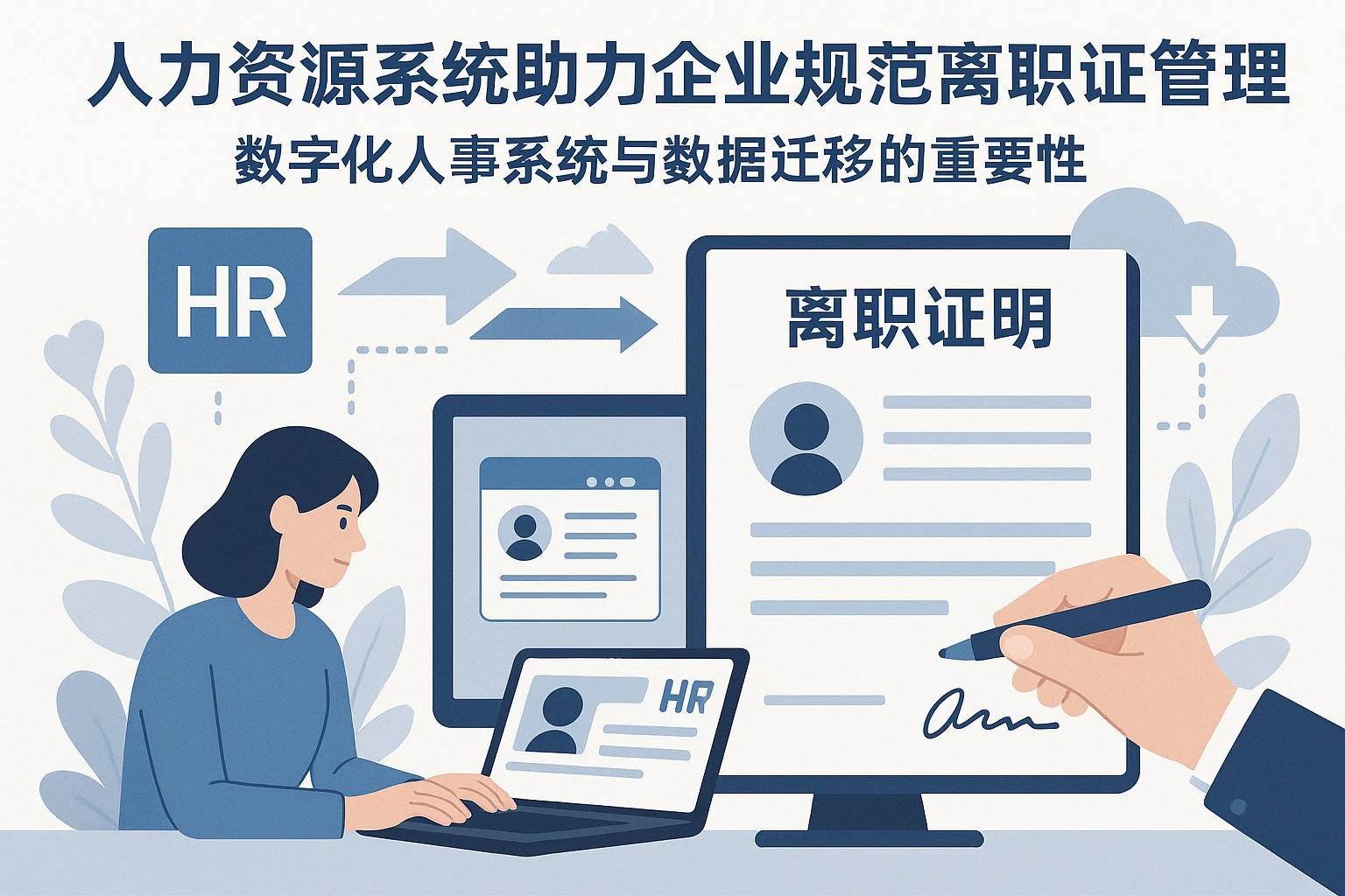 人力资源系统助力企业规范离职证明管理:数字化人事系统与数据迁移的重要性