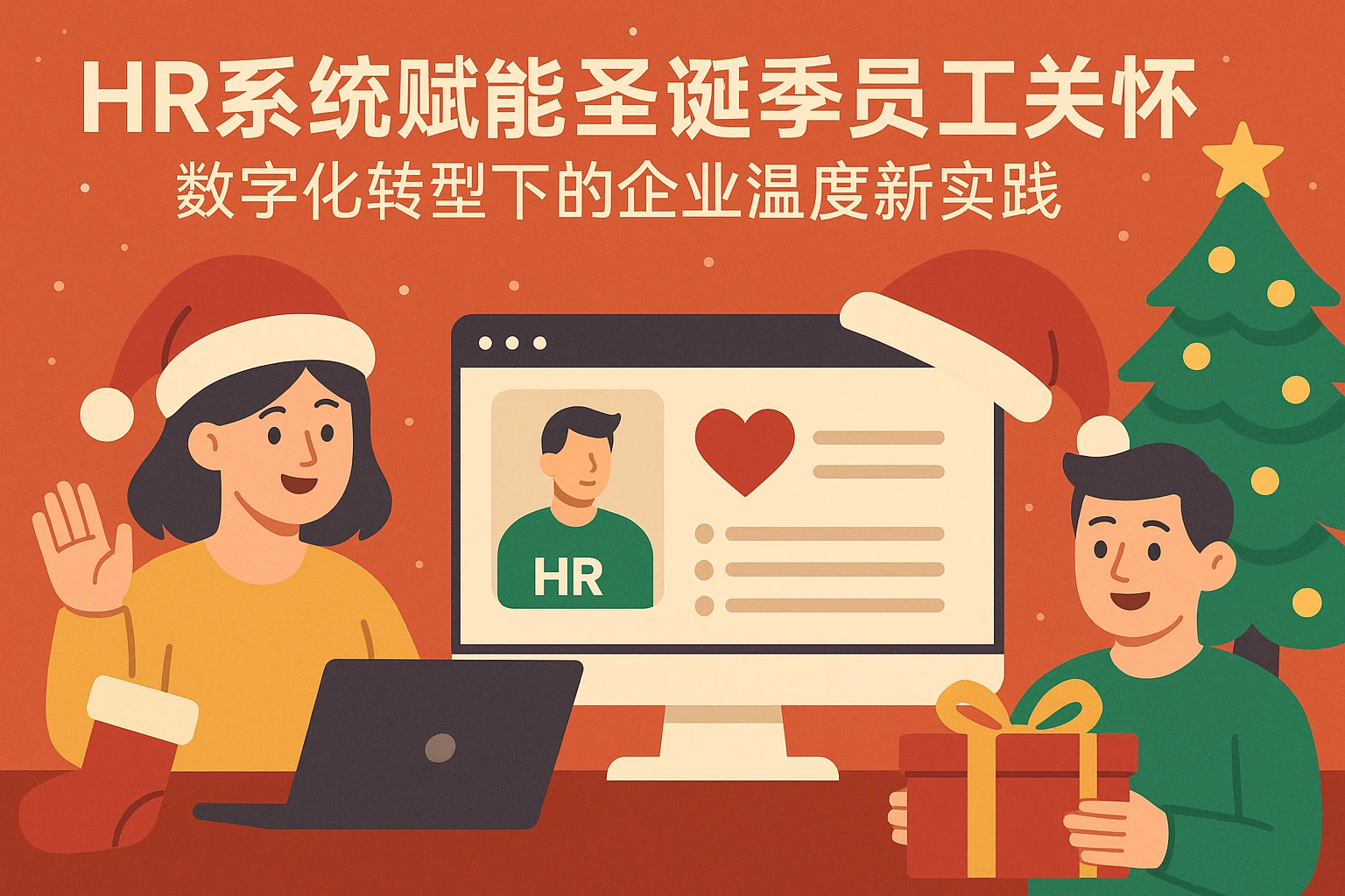 HR系统赋能圣诞季员工关怀:数字化转型下的企业温度新实践