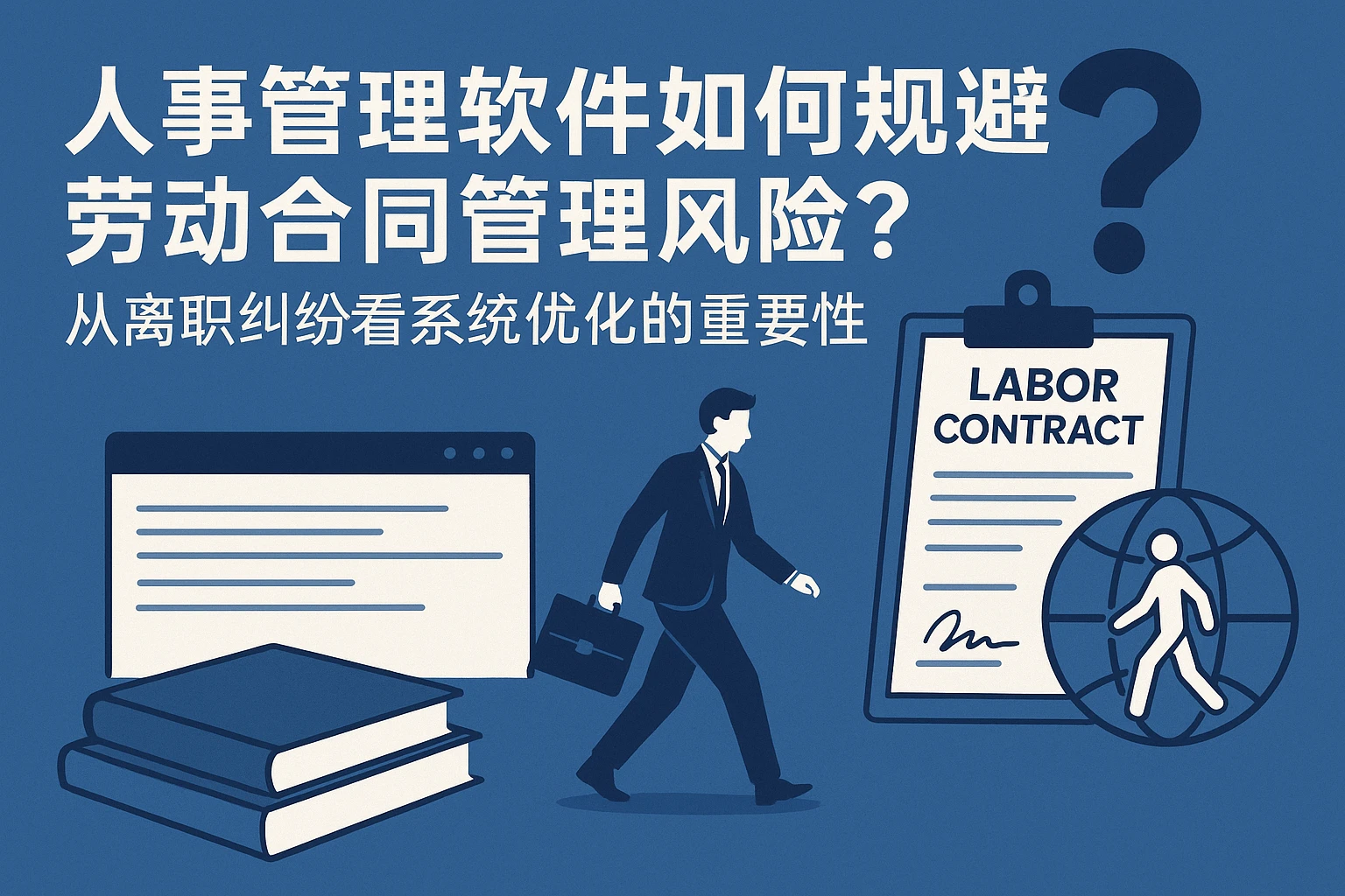 人事管理软件如何规避劳动合同管理风险？从离职纠纷看系统优化的重要性