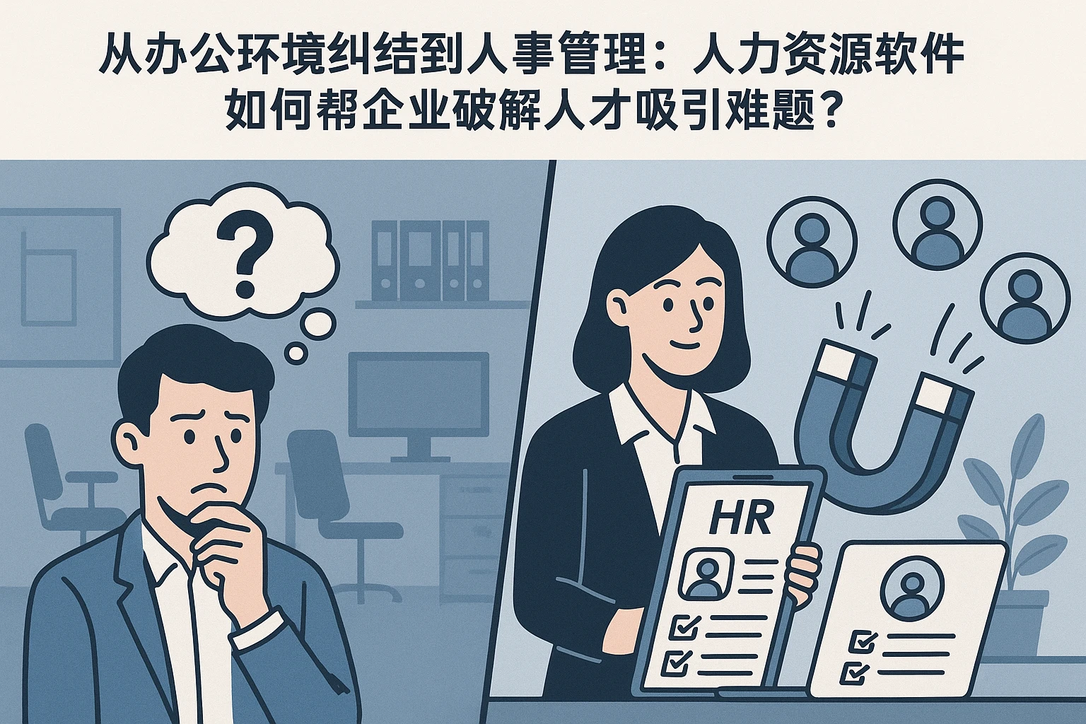 从办公环境纠结到人事管理:人力资源软件如何帮企业破解人才吸引难题?