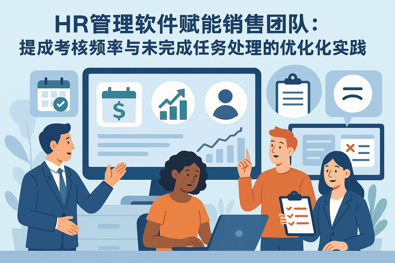 HR管理软件赋能销售团队:提成考核频率与未完成任务处理的优化实践