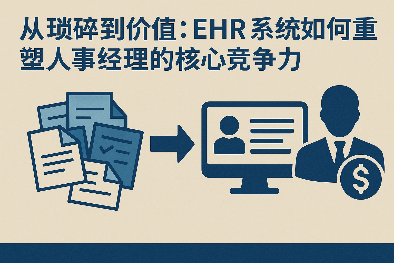 从琐碎到价值:EHR系统如何重塑人事经理的核心竞争力