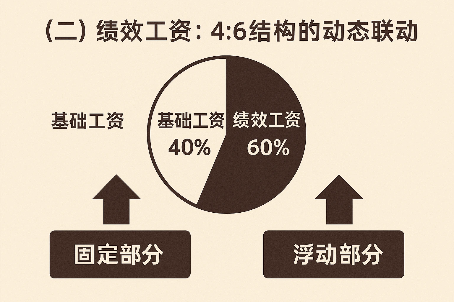 （二）绩效工资：4:6结构的动态联动