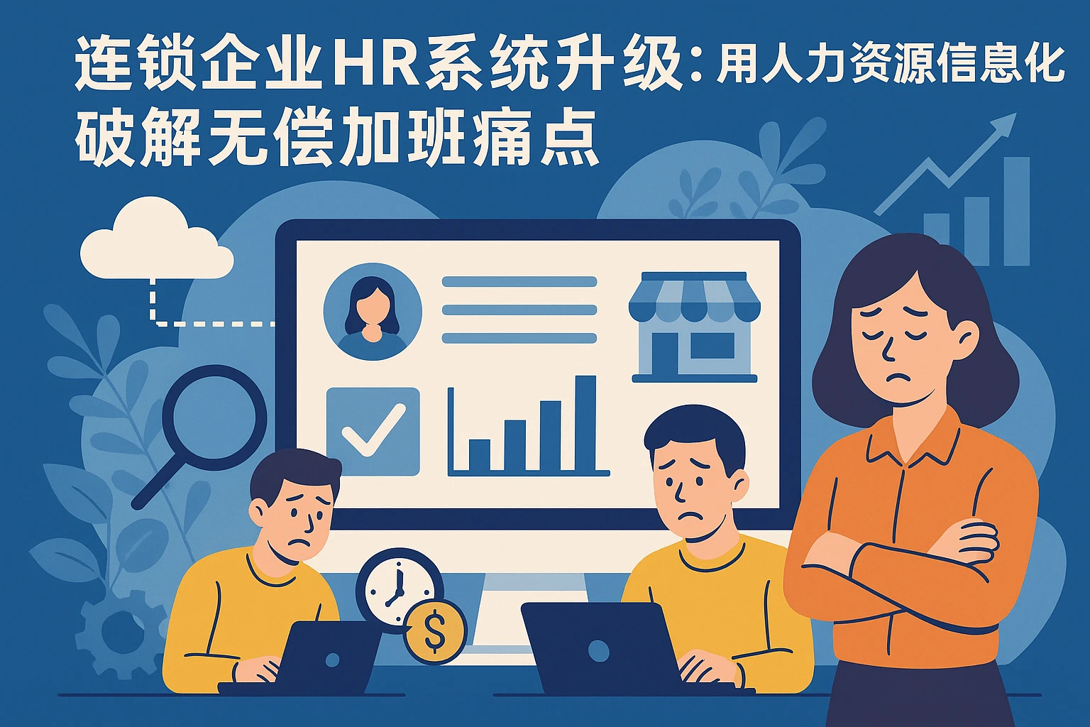 连锁企业HR系统升级：用人力资源信息化破解无偿加班痛点