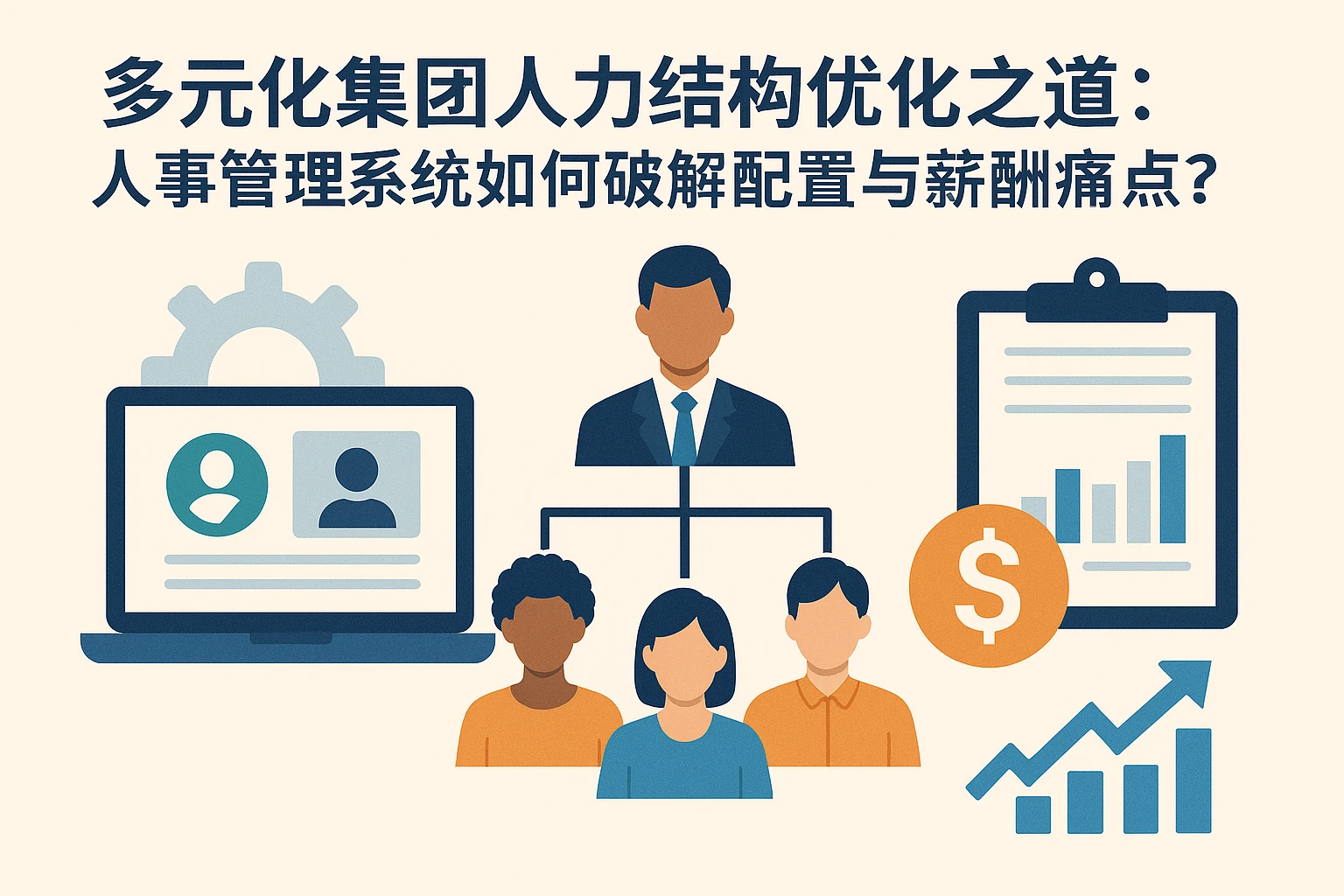 多元化集团人力结构优化之道:人事管理系统如何破解配置与薪酬痛点?