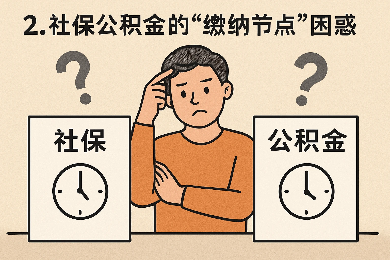 2. 社保公积金的“缴纳节点”困惑