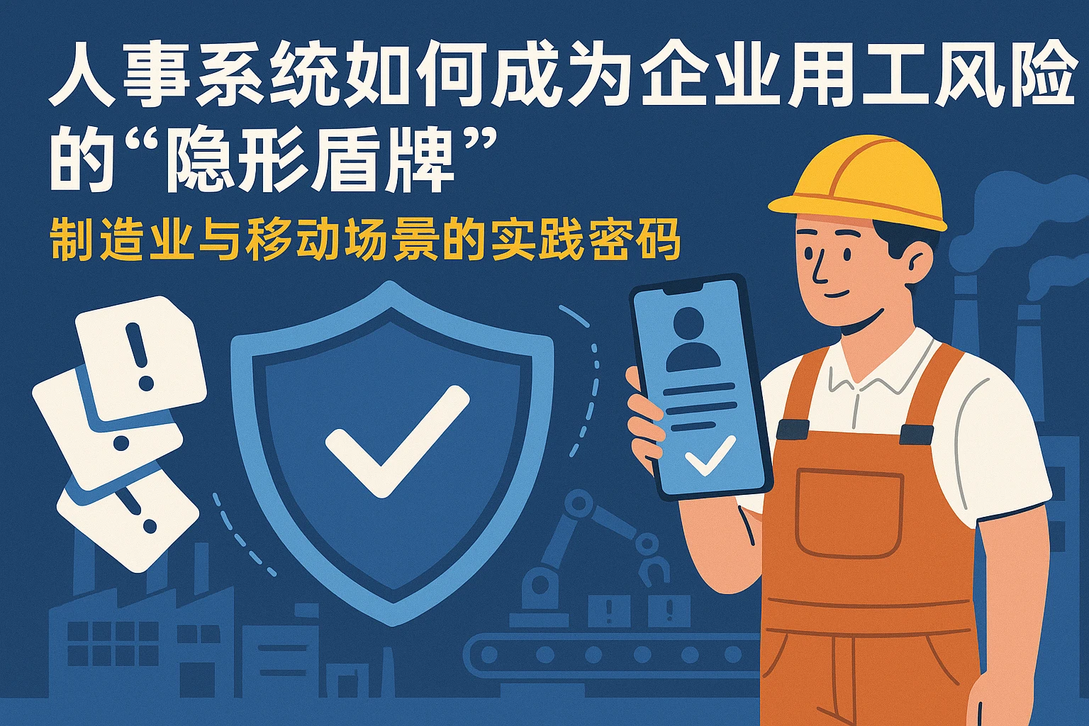 人事系统如何成为企业用工风险的“隐形盾牌？制造业与移动场景的实践密码
