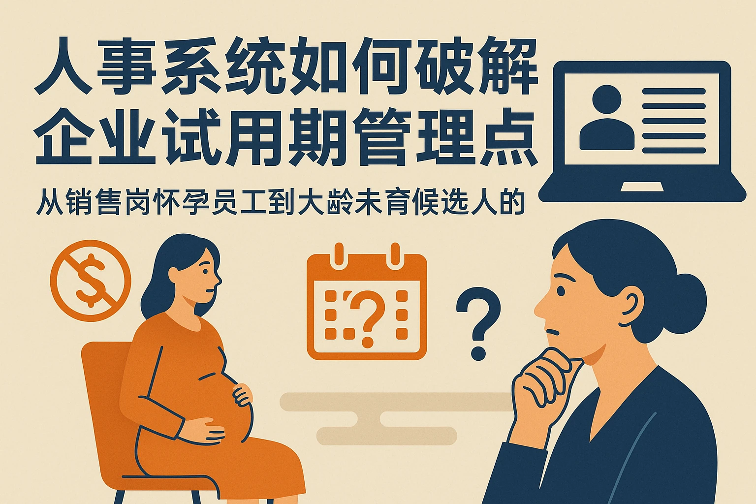 人事系统如何破解企业试用期管理痛点？从销售岗怀孕员工到大龄未育候选人的实践指南