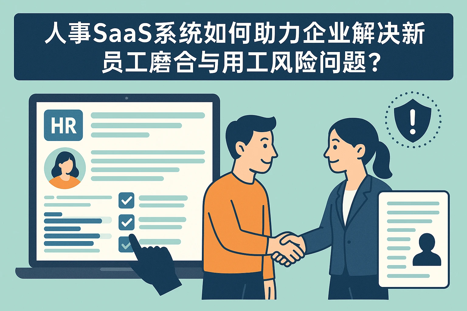 人事SaaS系统如何助力企业解决新员工磨合与用工风险问题?