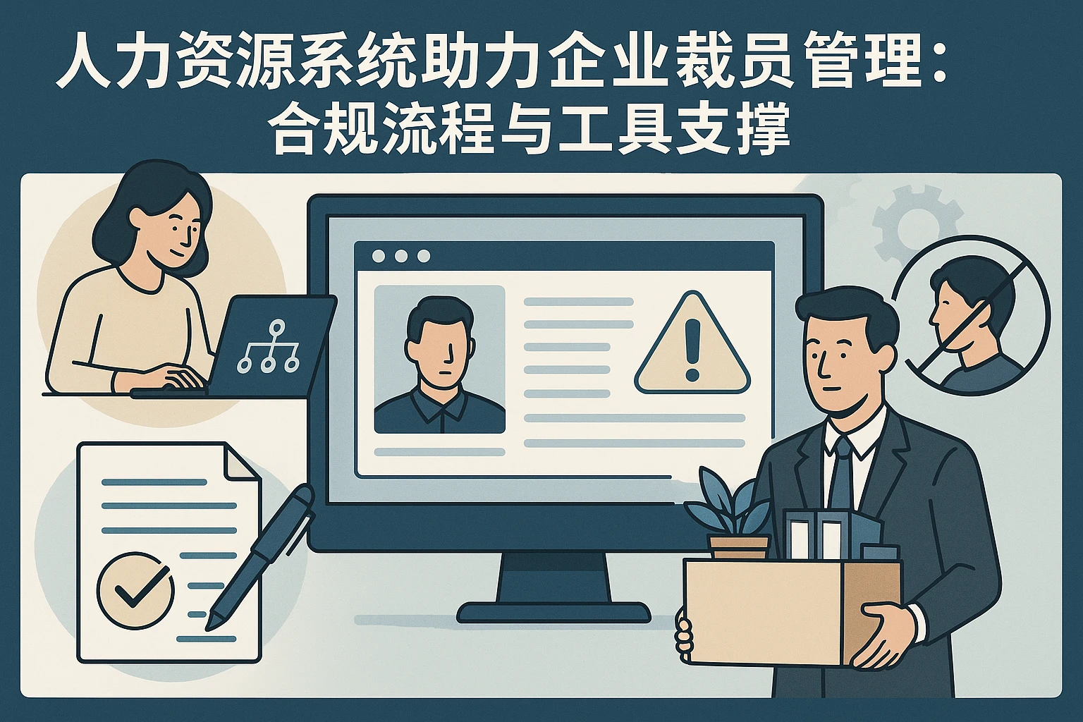 人力资源系统助力企业裁员管理：合规流程与工具支撑