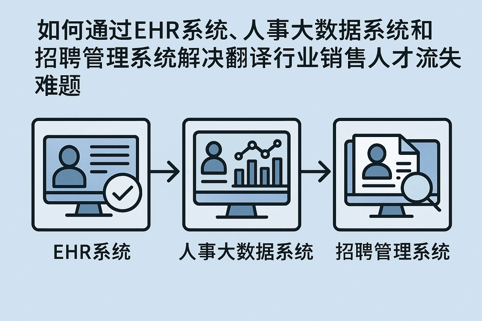 如何通过EHR系统、人事大数据系统和招聘管理系统解决翻译行业销售人才流失难题